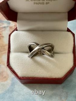 Crab Mark, French Manufacture, Solid Silver, Original Vintage Ring