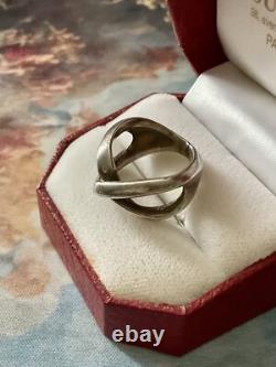 Crab Mark, French Manufacture, Solid Silver, Original Vintage Ring
