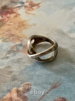 Crab Mark, French Manufacture, Solid Silver, Original Vintage Ring