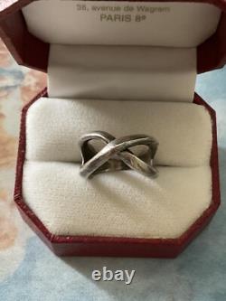 Crab Mark, French Manufacture, Solid Silver, Original Vintage Ring