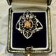 Creator Opal Fire & Tanzanite Antique Solid Silver Ring