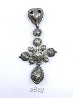 Cross Hump And Flowing Solid Silver Jewelery Former Regional Normand Nineteenth