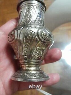 Diffuser of essential oil or solid silver old perfume 280g 19th century