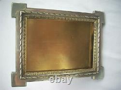 Door Photo Frame Old And Sterling Silver Gilt Minerve Punch 465 Grams