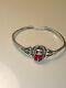 Egyptian Enameled Scarab Bracelet Ancient In Solid Silver