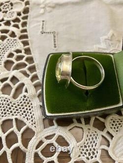 ENORMOUS NATURAL CITRINE SOLID SILVER, ANTIQUE MARQUISE RING, Unique CREATOR