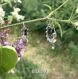 Earrings Ancient Dormous Silver 19th Antique Etruscan Earrings