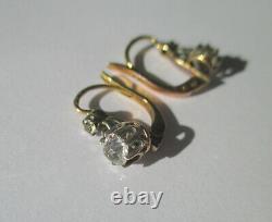 Embellish Dreader Earrings Old 18 Carat Silver Solid Gold
