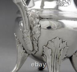 Emile Puiforcat antique solid silver milk jug Minerva XIX century