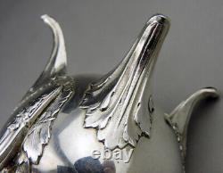 Emile Puiforcat antique solid silver milk jug Minerva XIX century