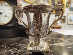 Empire Mustard Pot SOLID SILVER old man's hallmark Antique Silverware 29MAG 17/10