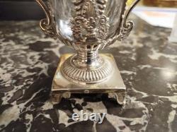 Empire Mustard Pot SOLID SILVER old man's hallmark Antique Silverware 29MAG 17/10