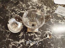 Empire Mustard Pot SOLID SILVER old man's hallmark Antique Silverware 29MAG 17/10