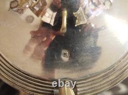 Empire Mustard Pot SOLID SILVER old man's hallmark Antique Silverware 29MAG 17/10