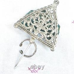 Fibula / Ancient Amazigh Jewelry from the Aurès in Solid Silver