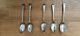 Five Small Antique Solid Silver Spoons
