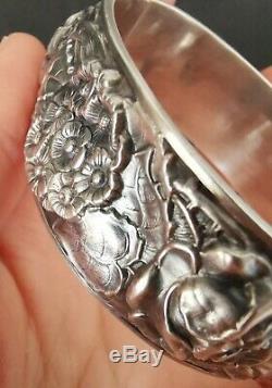 Former 19th Bracelet In Sterling Silver, Art Nouveau