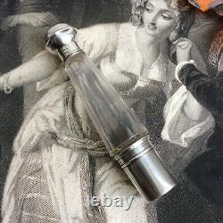 Former Alcoholic Travel Bottle With Crystal Gobelet And Silver Massive Xixth