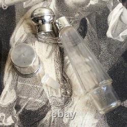 Former Alcoholic Travel Bottle With Crystal Gobelet And Silver Massive Xixth