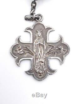 Former Band Dizainier Silver And Jasper Blood Religious Medal