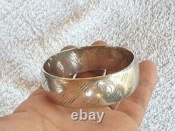 Former Berbere Ethnic Bracelet In Silver Massif 131gr Ref 912