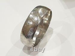 Former Berbere Ethnic Bracelet In Silver Massif 131gr Ref 912