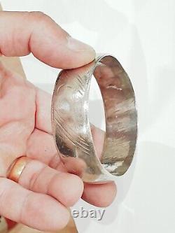 Former Berbere Ethnic Bracelet In Silver Massif 131gr Ref 912