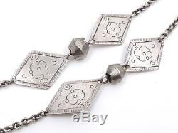 Former Collie Berber Ethnic Necklace In Silver