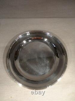 Former Flat Round Silver Massive Poincon Old Era Restoration 640 Grs