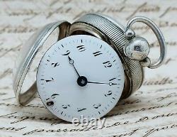 Former Gousset Watch Silver Rooster Bordier Geneva To Revise Old Watch Punch