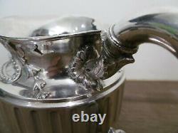 Former Milk Pot Cremier In Solid Silver Minerva Odiot