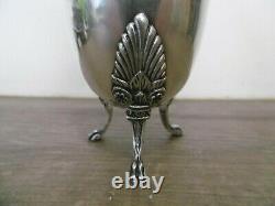 Former Milk Pot Cremier Solid Silver Minerve Empire Decorations