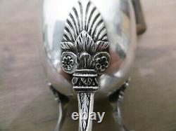 Former Milk Pot Cremier Solid Silver Minerve Empire Decorations