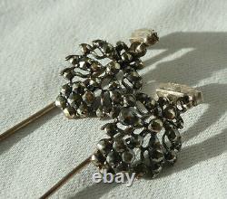 Former Pair Of Hair Pins Jewel Napoleon III Normandy Xixe