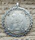 Former Pendant Ecu Silver Massif Louis Xv 1764 King Chain Old French Change
