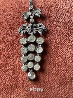 Former Pendant Jewelry Regional Savoie Silver Massif Pierre Blanc Grappes XIX