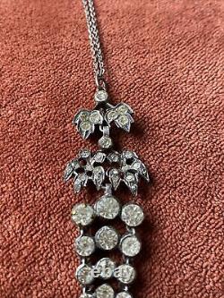 Former Pendant Jewelry Regional Savoie Silver Massif Pierre Blanc Grappes XIX