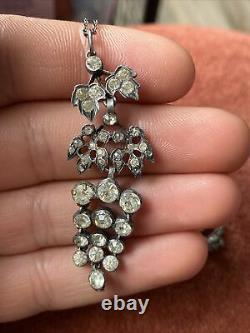 Former Pendant Jewelry Regional Savoie Silver Massif Pierre Blanc Grappes XIX