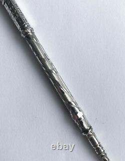Former Retractable Porte-mine 19th Silver Perpetual Calendar Pencil Seal #2