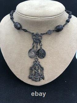 Former Rosary Hat Spain Spanish Silver Silver Massif XVIII Eme