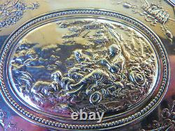 Former Silver Box Massive Minerve Pastoral Scene Silver Box Silberne Box