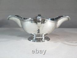 Former Silver Table Sauciere Massive Modele A Filets Double Beak