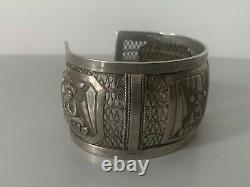 Former Solid Silver Bracelet China Indochina Vietnam Silver Chinese Strap