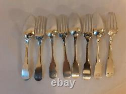 Former Solid Silver Cutlery 19th 24 Pieces