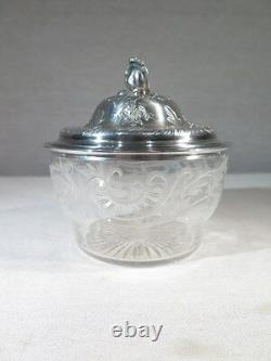 Former Sugar Style Louis XV In Silver Massive And Crystal Period 1900