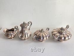 Former Tea Service Tea Cofee Set Cosson Corby Sterling Silver Silver Silver Silver