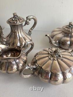 Former Tea Service Tea Cofee Set Cosson Corby Sterling Silver Silver Silver Silver