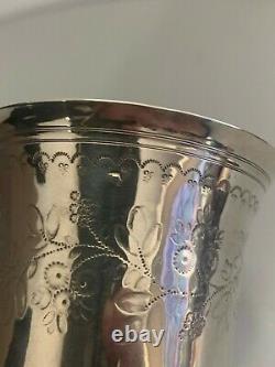 Former Timbale Footouche In Solid Silver Gold Minerve Sixte Simon Rion