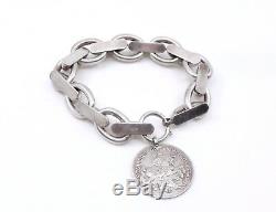 Former Wristband Bracelet In Silver Medal And St Georges XIX