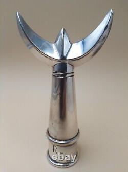 Former solid silver-plated bronze Trident trophy by REY